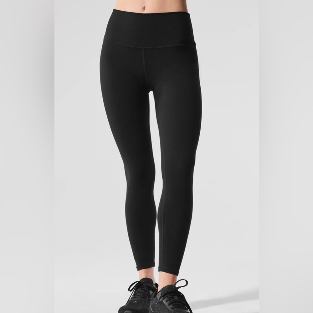 Black High-Waisted Thick Alo Leggings